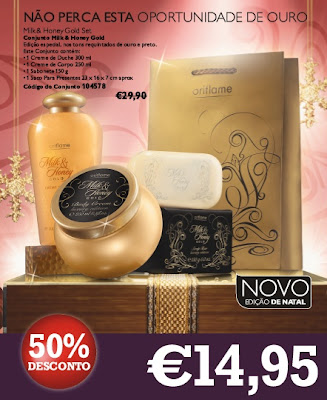 Oriflame Conjunto Milk & Honey Gold