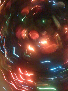 Christmas light abstract image by A.E. Graves