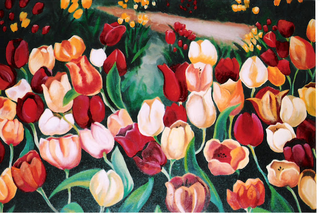tulips 2'x3'