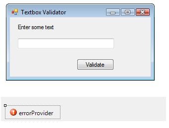 winforms errorprovider winforms errorprovider