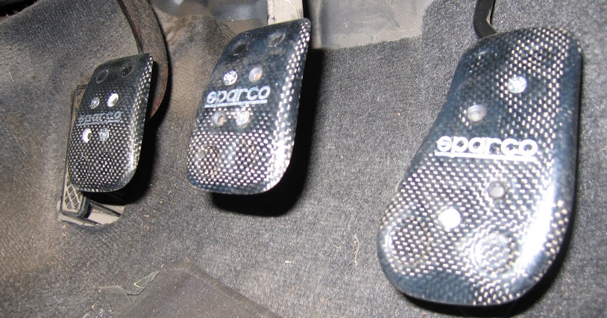 ScoobyLab Sparco CarbonFibre Pedals!