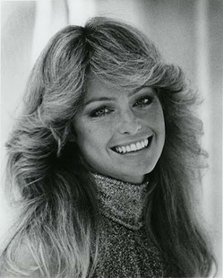 farah fawcett hairstyle. Farrah Fawcett, who was famous with her dynamic role on TV's Charlie's 