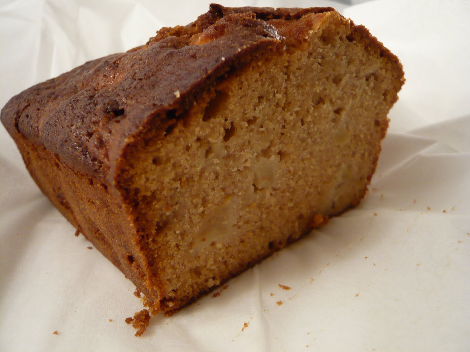 Cake, Crumbs and Cooking Gently spiced caramel apple cake