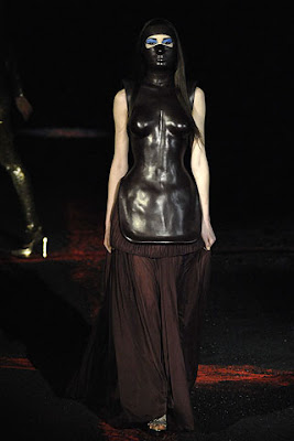 Alexander McQueen's extreme styles were frequent examples of modern fashion's obsession with decadence, decay and violence.