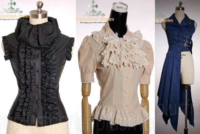 victorian clothing. neo-victorian clothing