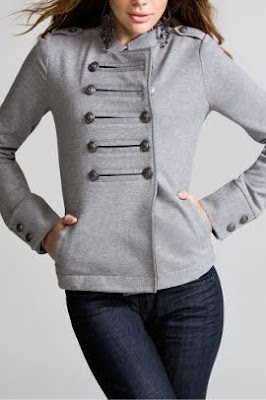 Grey Military Jacket