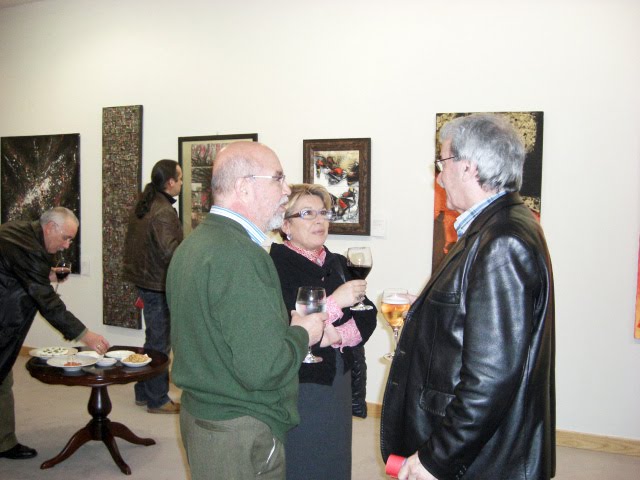 D. Francisco Pablos with guests