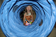 Playing in the tunnel