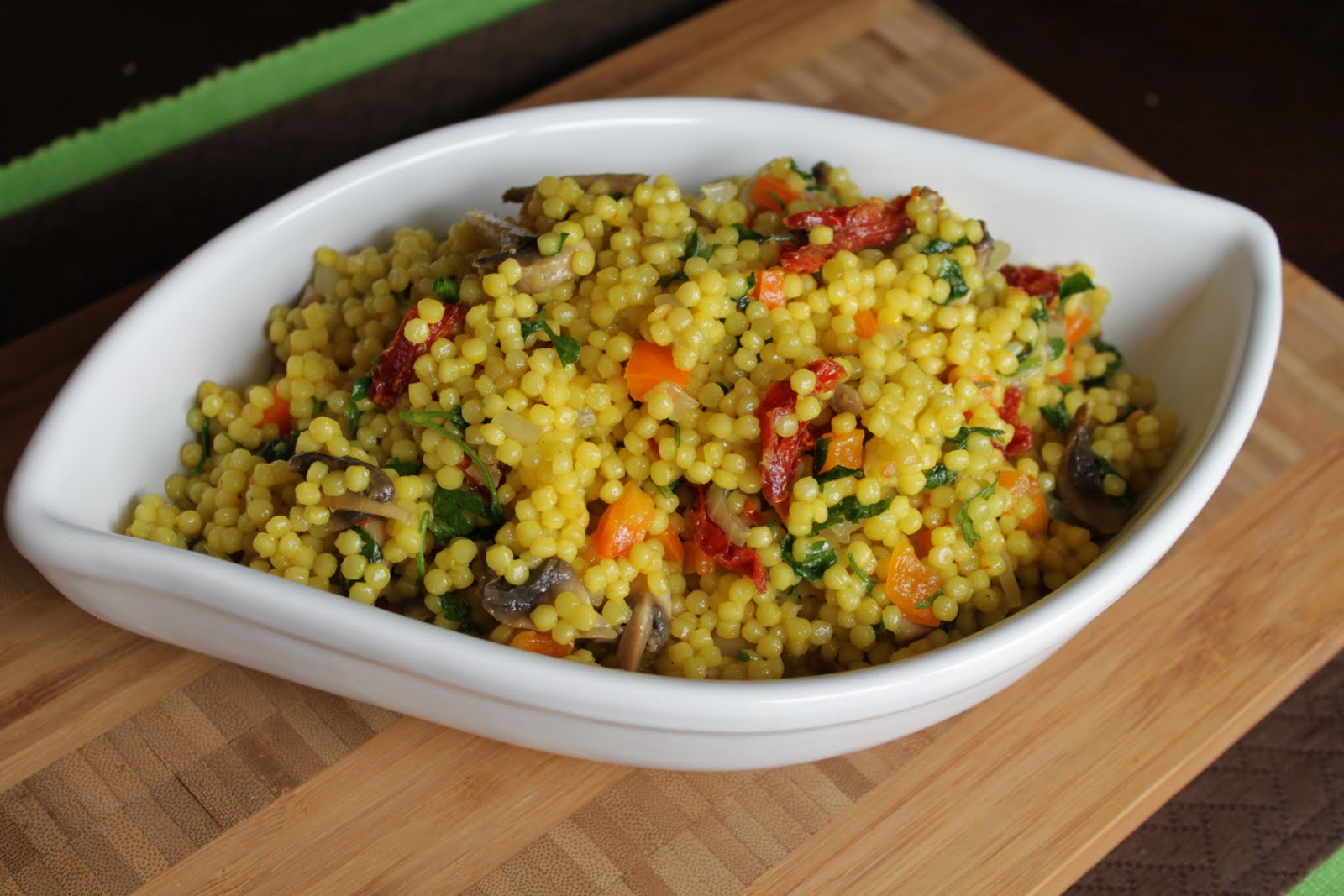 Saffron Israeli Couscous Salad Food Generalist