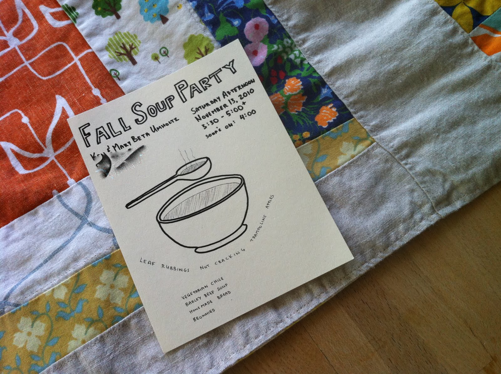 Salt and Chocolate soup party!