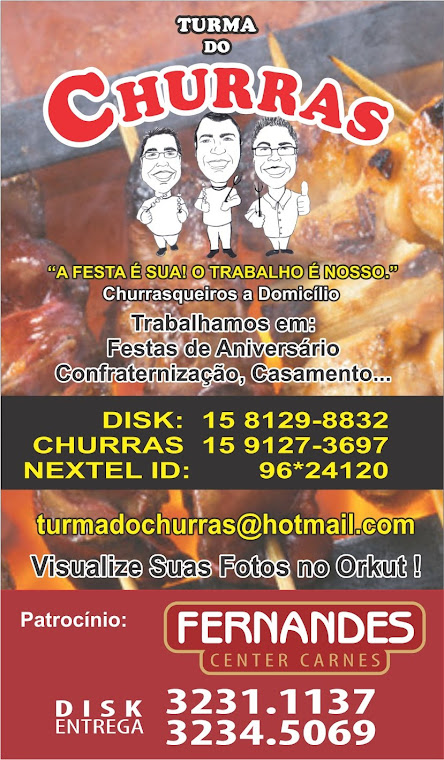 Este Churrasco é nota 10.