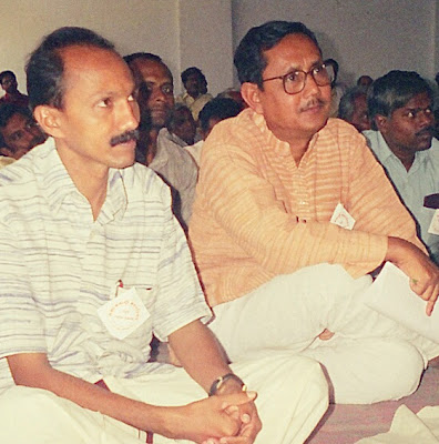 Jugal Kishore Raibir (right) with Joshi Jacob : Photo by MNS