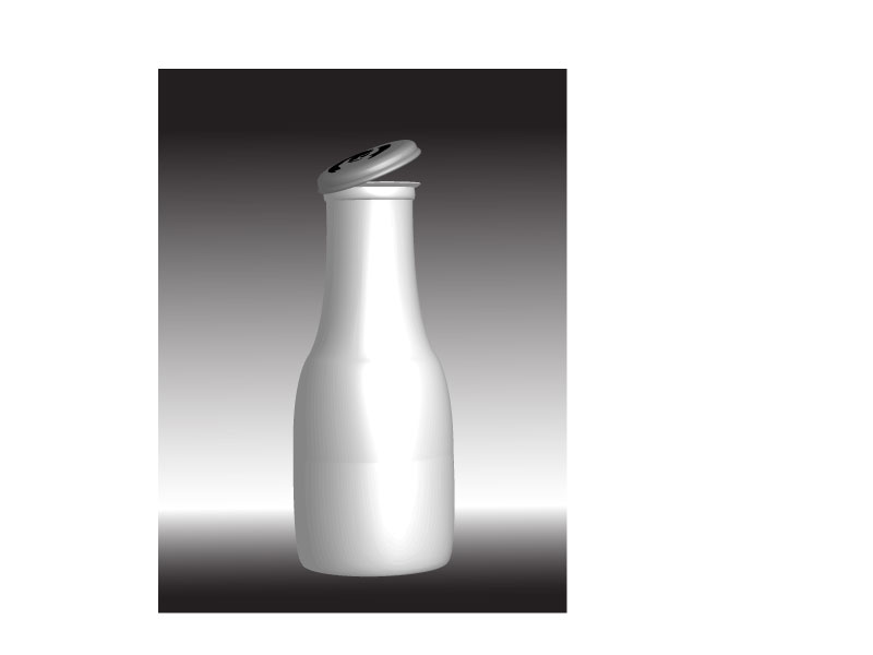 Brittany's Blog: Milk Bottle--With a Stubborn Label