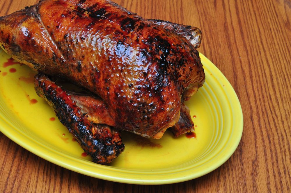 Rotisserie Duck with Pomegranate Glaze Dad Cooks Dinner