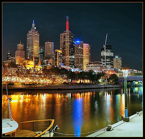 Melbourne @ night