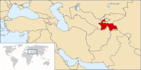 Tajikistan Location