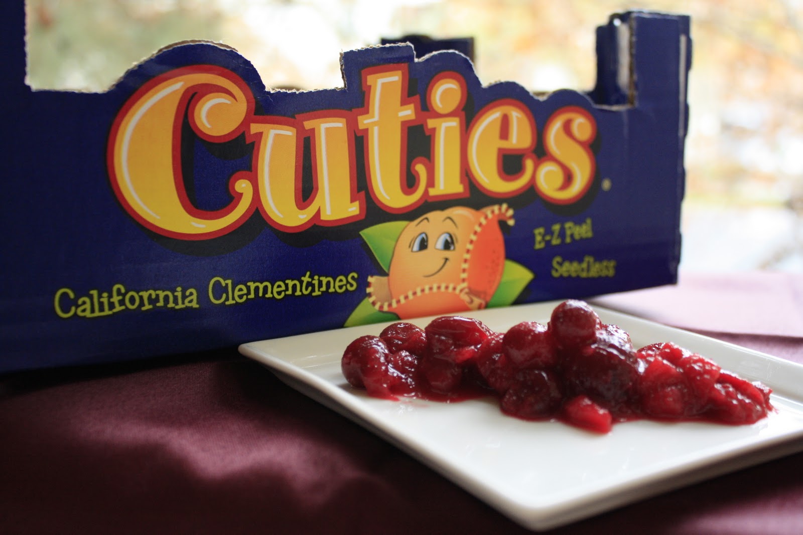 Uncovering Food Clementine Cuties Cranberry Sauce