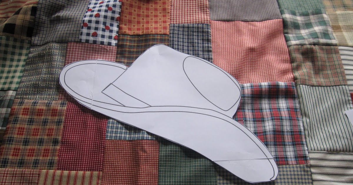 Three Turns to Home Cowboy Hat Applique