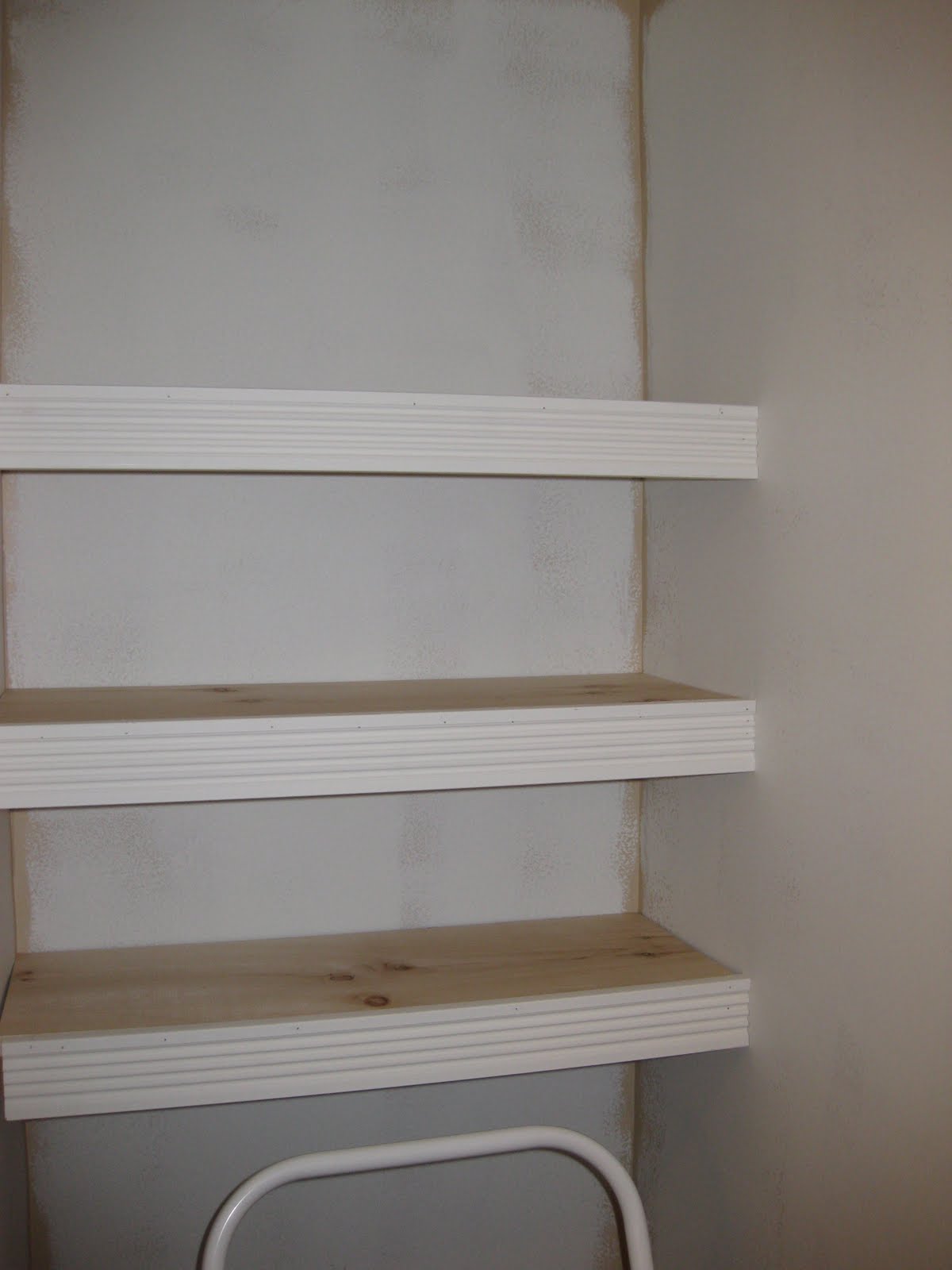 The Hand Me Down House "BuiltIn" Shelves