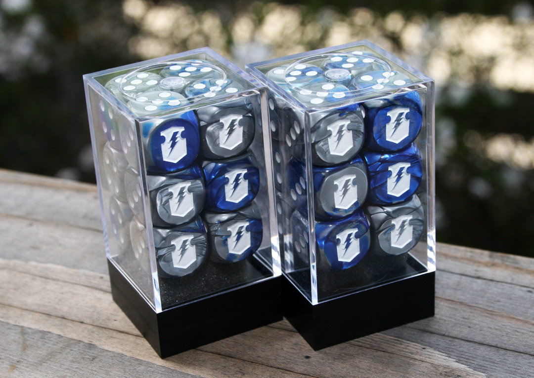 Santa Cruz Warhammer Custom Storm Wardens Dice from Chessex