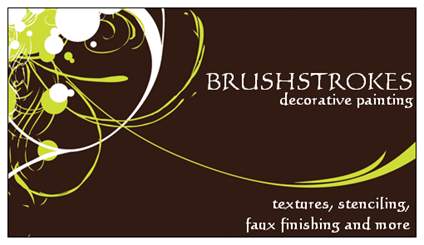 brushstrokes decorative painting