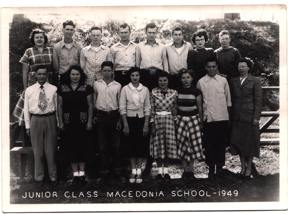 From Macedonia to Henderson Macedonia Junior Class 1949