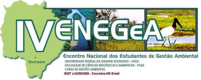 IV ENEGeA - Encontro Nacional dos Estudantes de Gestão Ambiental