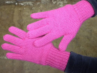 Hot Pink Gloves