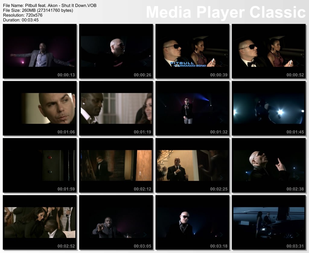 hollywood stars pitbull shut it down feat akon