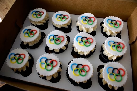 Olympic Cupcakes! Poppytalk