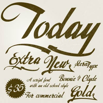 today, by stereotype