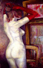 Mujer al espejo / Femme au miroir - Jicé