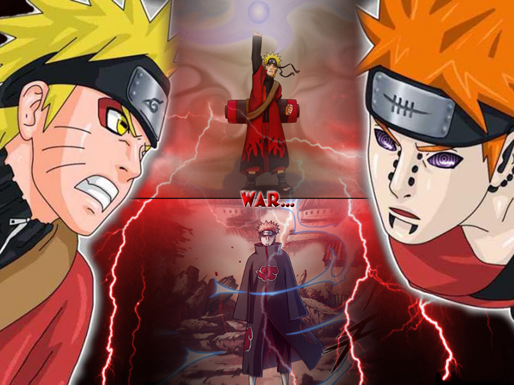 Manga Wallpaper Wallpapers Movies And Read Manga Online Naruto Vs Pain Akatsuki