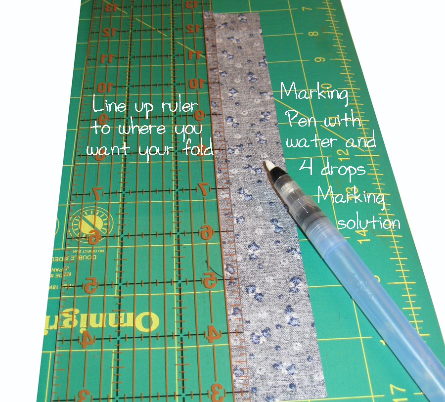 All Things Crafty Trish's Tools Clover Fabric Folding Pen