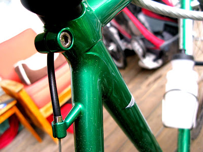 emerald green bike