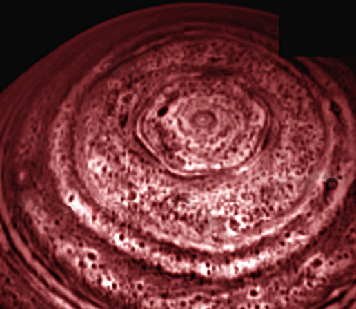 Electrical Hexagon-shape at Saturn's poles.