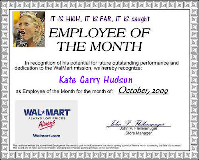 ... qualifications, Kate Hudson voted October YANKEE EMPLOYEE OF THE MONTH