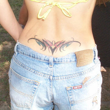 lower back tattoo ideas for women