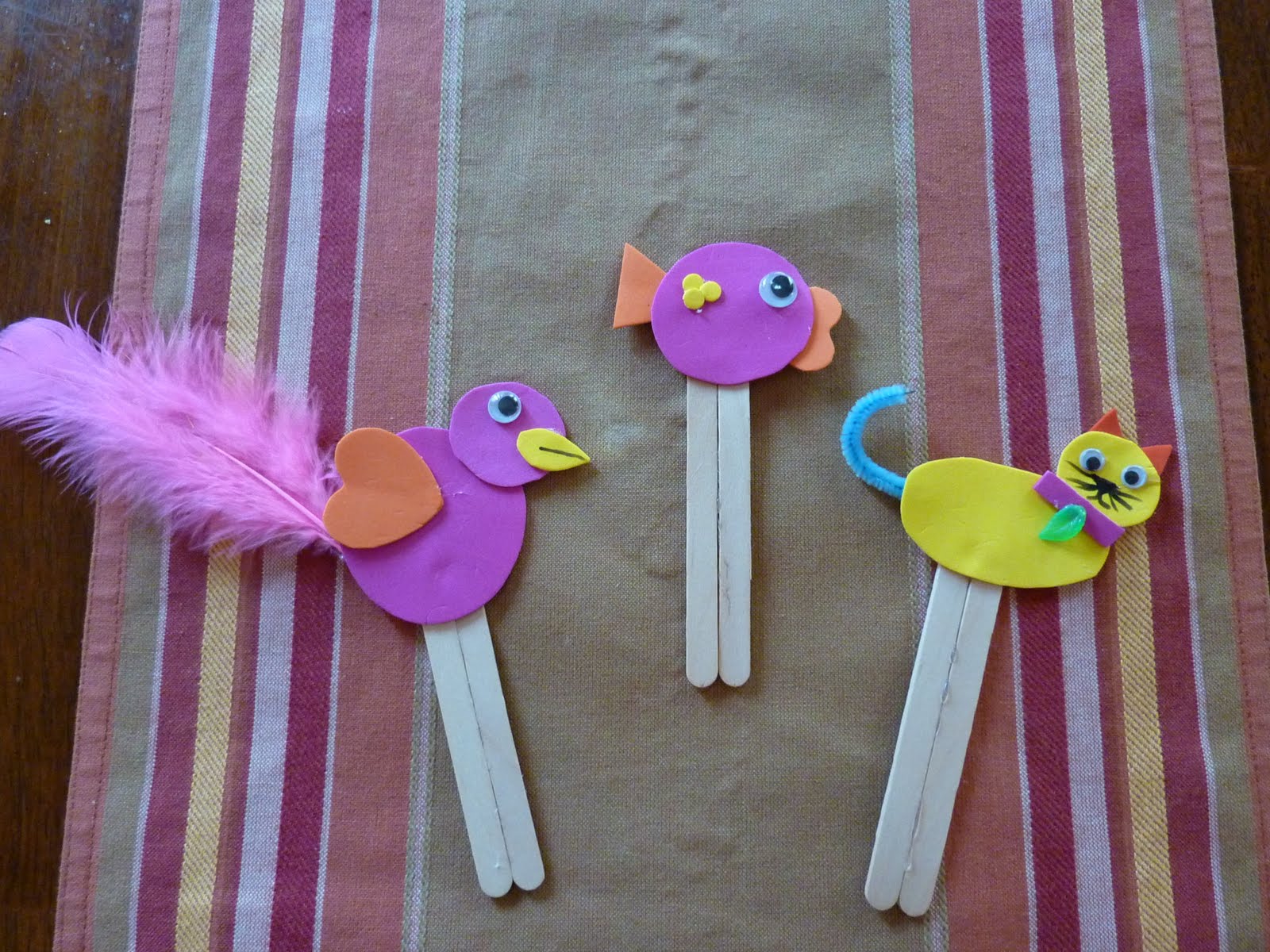 Ramblings of a Crazy Woman Foam Puppets