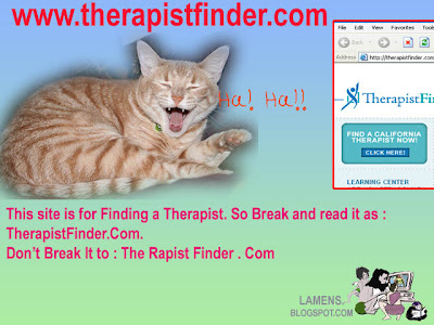 Mispronounced urls,silly domain names having double meaning,www.therapistfinder.com
