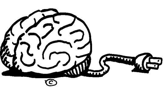 Funny Brain Clipart