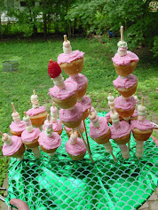 mermaid cupcake kabobs.