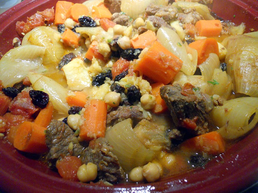 Moroccan Couscous with Beef and Vegetables