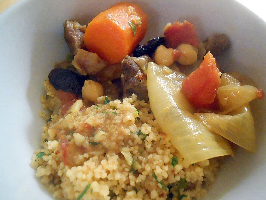 morsels & sauces Moroccan Couscous with Beef and Vegetables