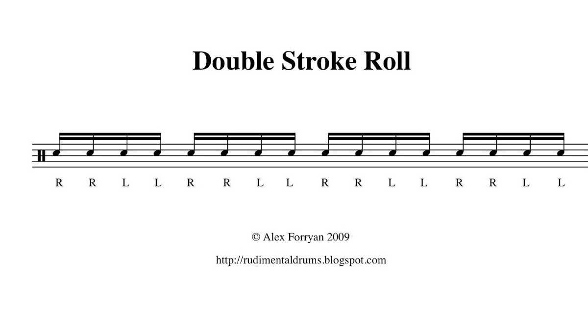 Playsomething Drums Double Stroke Roll