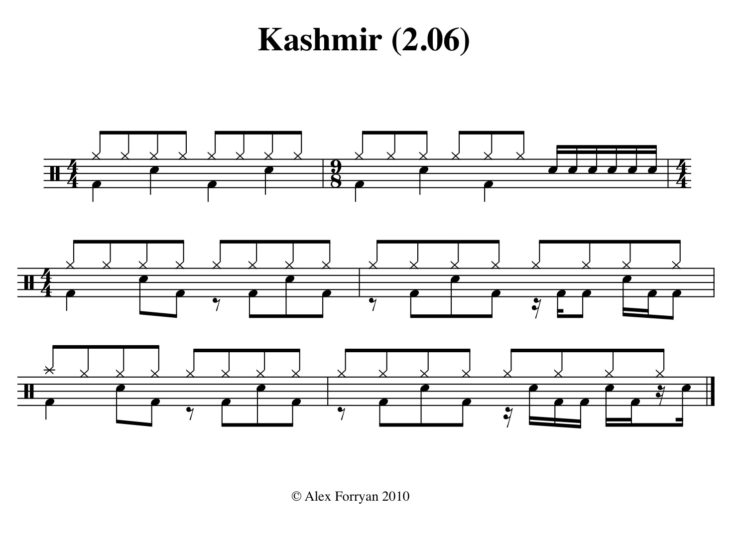 Playsomething Drums Kashmir 2.06