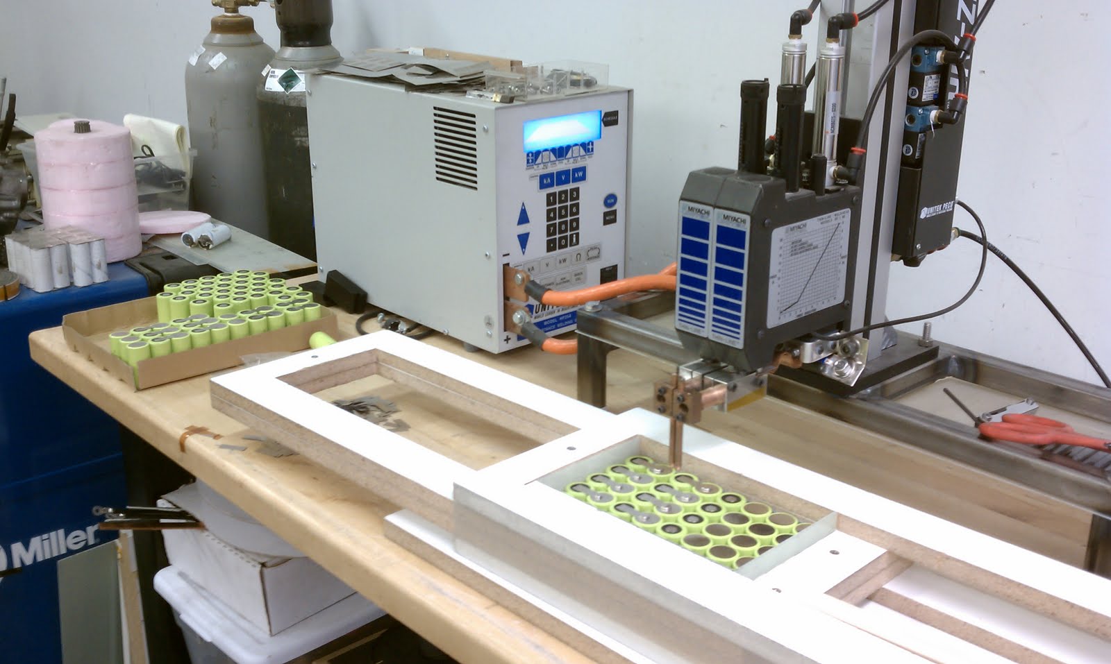 Twike 434 in Portland, Oregon Battery Tab Welding