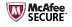Esta pagina web es analizada por McAfee