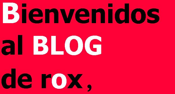 Bienvenidos a mi blog