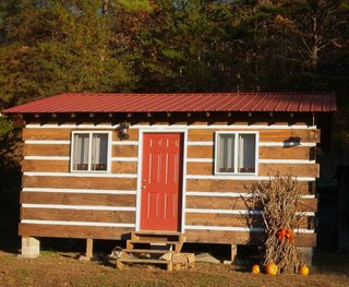 The Fruit Of Her Hands Faux Log Cabin How To